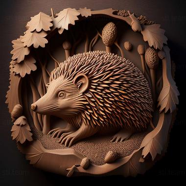 3D model hedgehog (STL)